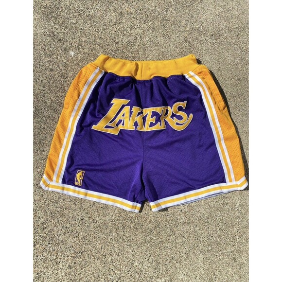 Vintage Just Don Los Angeles Lakers Shorts
